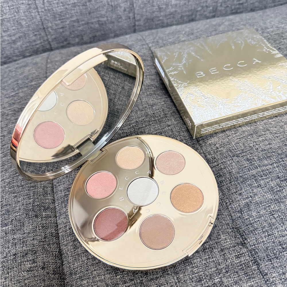 BECCA Shimmering Skin Perfector Palette - Pink, Gold, Cream